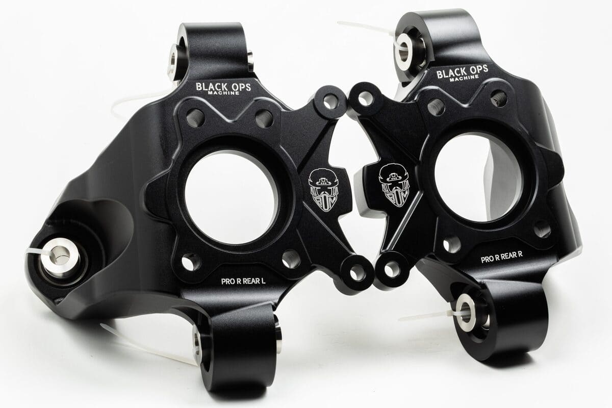 Black Ops Machine Polaris RZR Pro R/ Turbo R Rear Knuckles