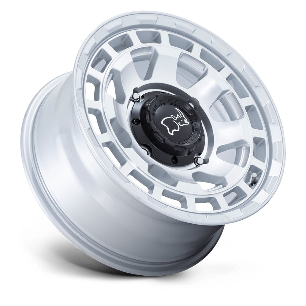 Black Rhino Chamber UTV Wheel - Hyper Silver With Machined Face