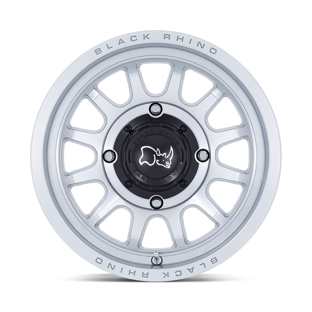 Black Rhino Rapid UTV Wheel - Hyper Silver With Machined Face