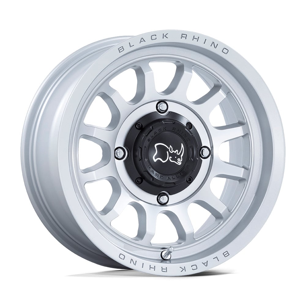 Black Rhino Rapid UTV Wheel - Hyper Silver With Machined Face
