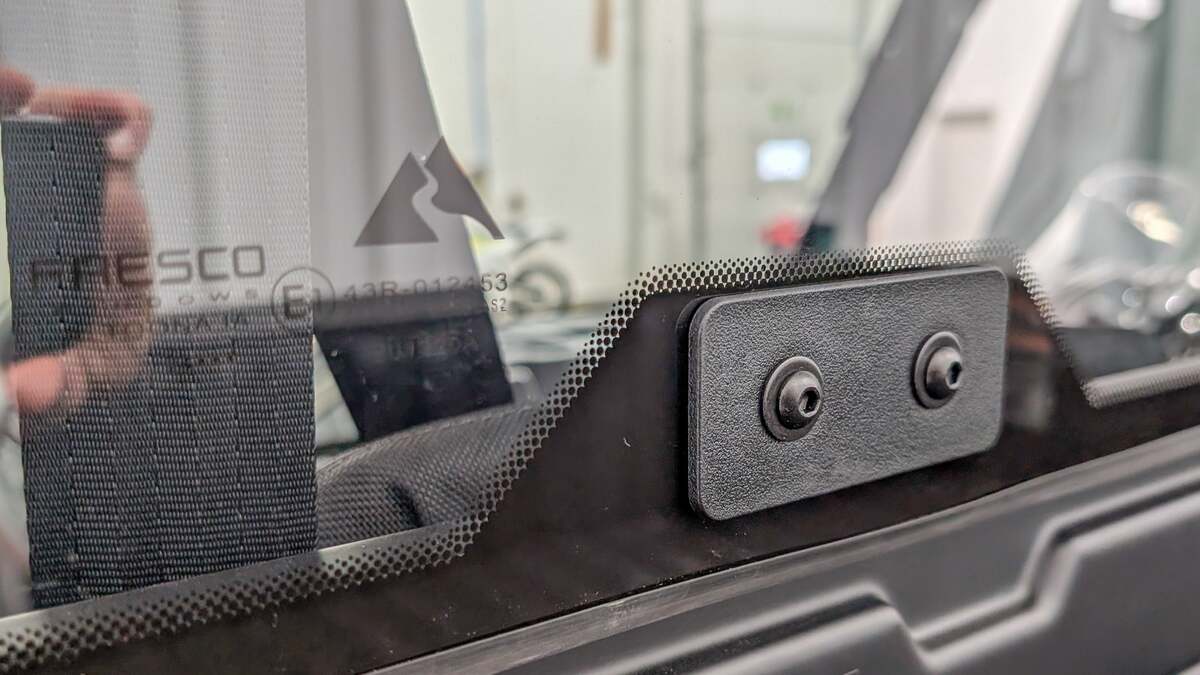 Black River UTV Rear Glass Window