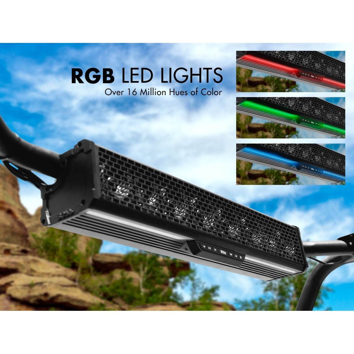 Boss Audio 27” IPX5 Rated ATV/UTV Sound bar Audio System