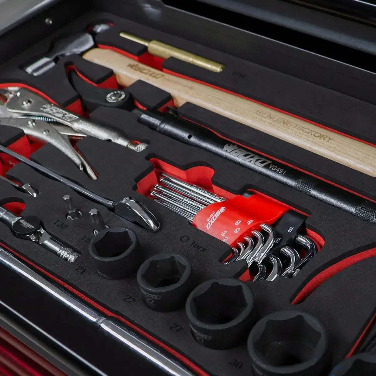 BoxoUSA Metric and SAE UTV 190-Piece Tool Set w/ 5 Drawer Hand Carry Tool Box