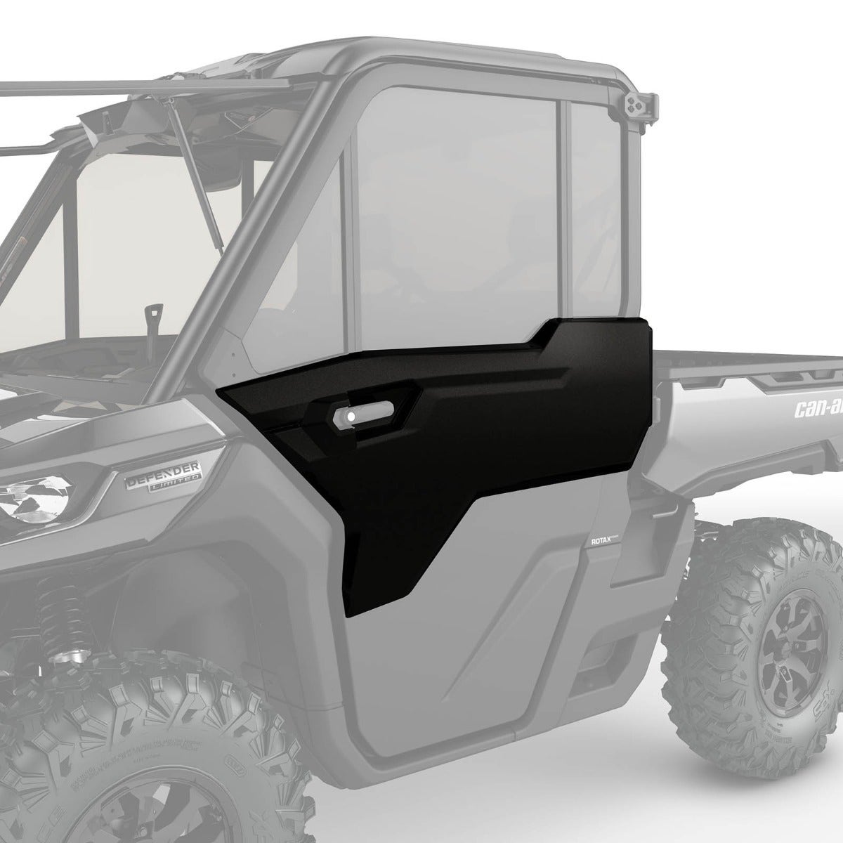 BRP '18-'27 Can-Am Defender Front Left Door Trim - Stealth Black