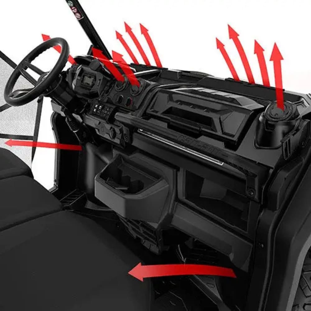 BRP '21 Can-Am Defender Defrost, Heat & Ventilation System