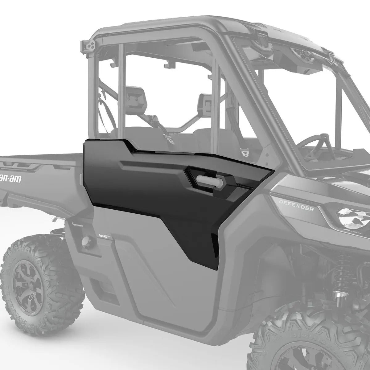 BRP '22-'26 Can-Am Defender Front Right Door Trim - Timeless Black