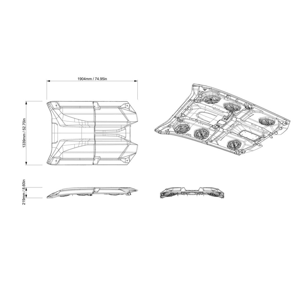 BRP '25-'27 Can-Am Maverick R JL Level 4 Audio Roof