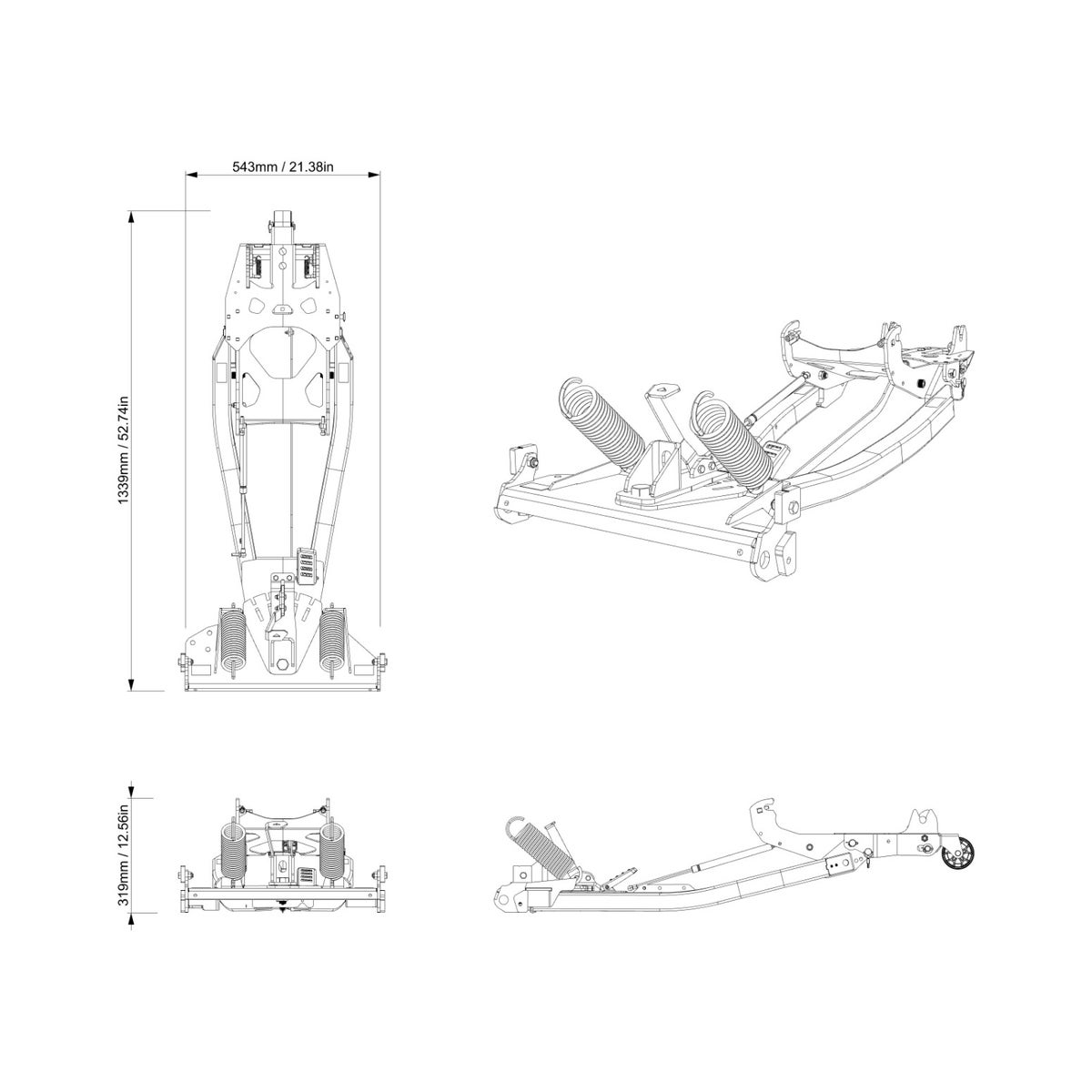 BRP '26-'27 Can-Am Defender Pro Mount Push Frame with Quick-Attach System