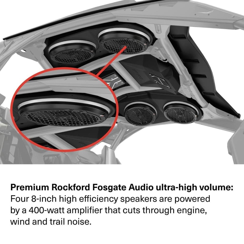 BRP '26-'27 Can-Am Maverick X3 Rockford Fosgate Level 4 Audio Roof
