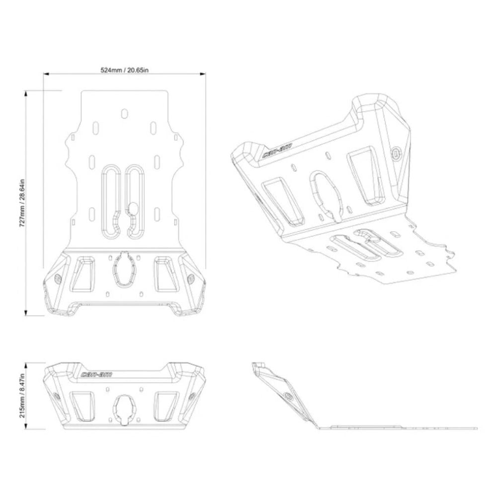 BRP '27 Can-Am Defender Front Skid Plate