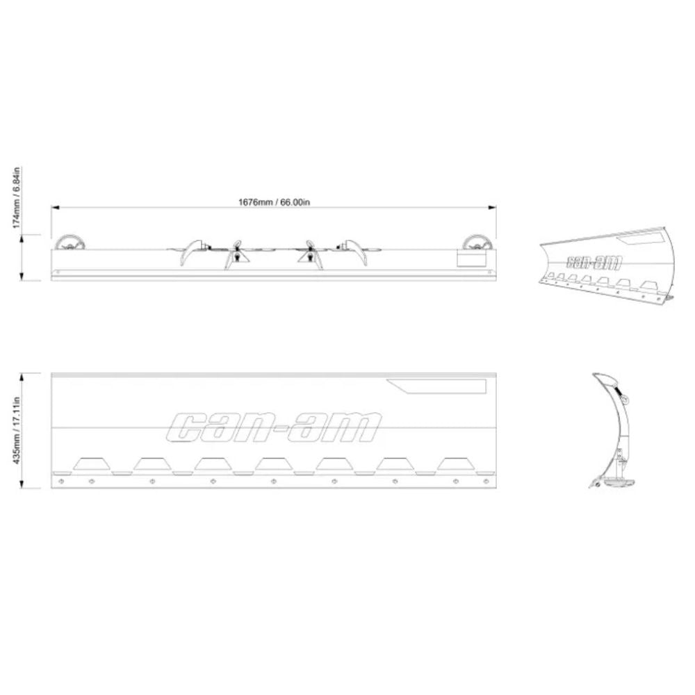 BRP Can-Am 66" (168 cm) ProMount Steel Blade