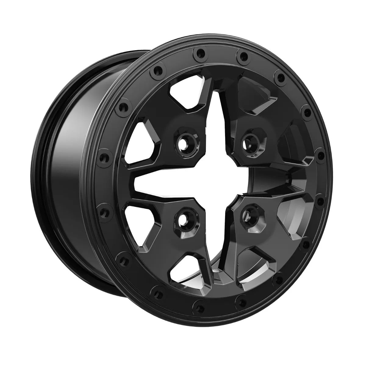 BRP Can-Am Aluminum Wheel 14" x 7" Front Deep Black - 705402120