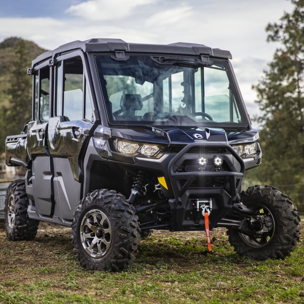 BRP Can-Am Defender Flip Glass Windshield with Wiper & Washer Kit