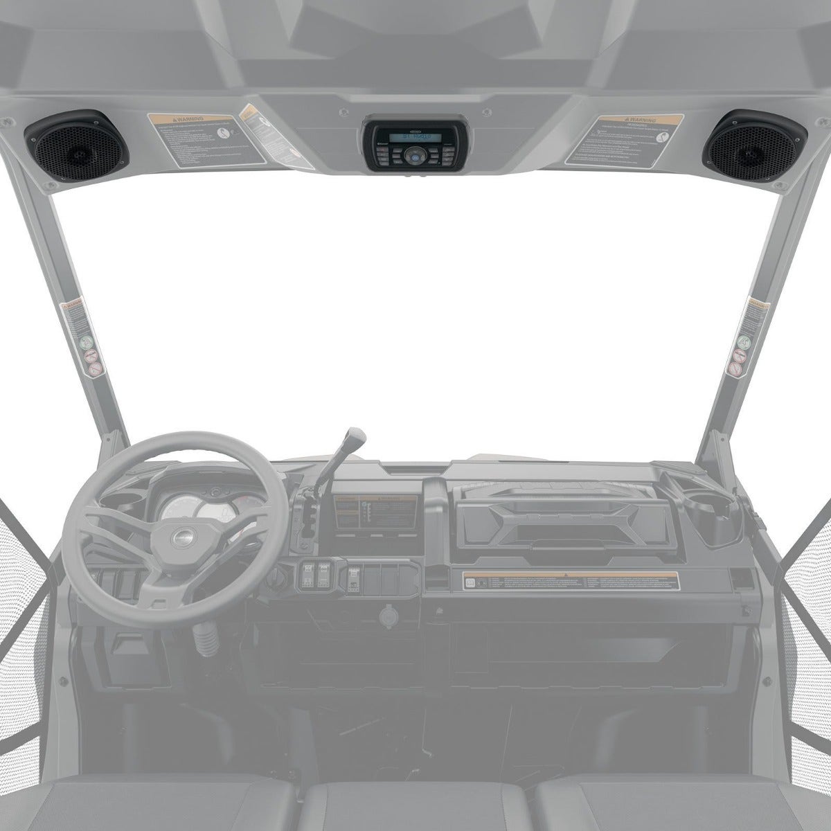 BRP Can-Am Defender Overhead Front Audio System - Level 2