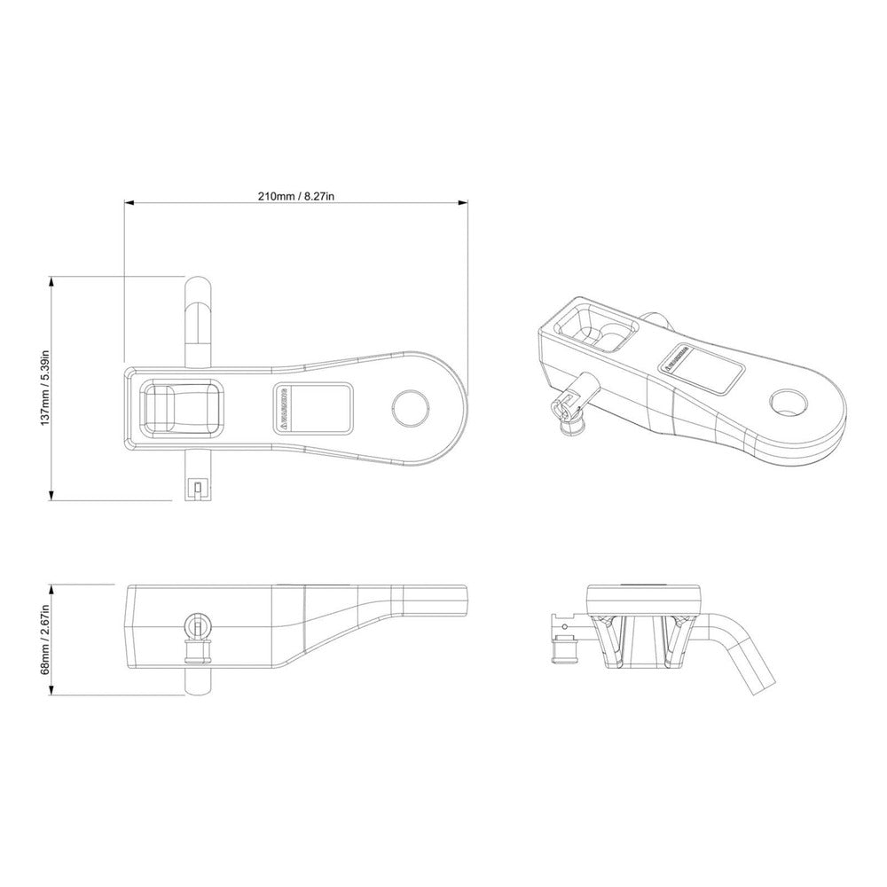 BRP Can-Am Front & Rear Hitch Drawbar