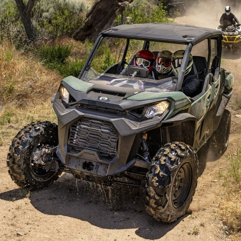 BRP Can-Am Commander Half Windshield - Clear