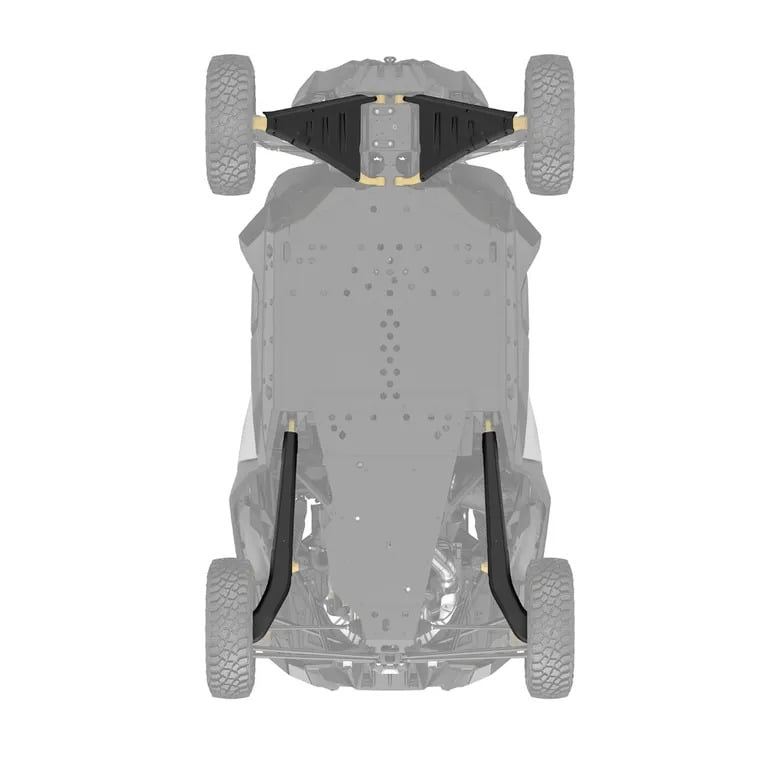 BRP Can-Am Maverick R Hmwpe Front A-Arm and Trailing Arm Protectors