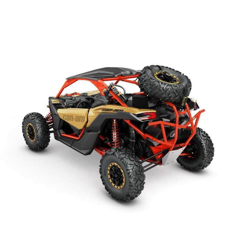 BRP Can-Am Maverick X3 Rear Cage Extension - Red