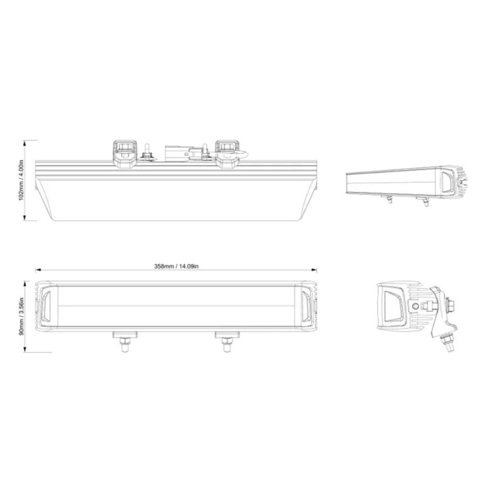 BRP Can-Am SMART 15" (38 cm) LED Light Bar