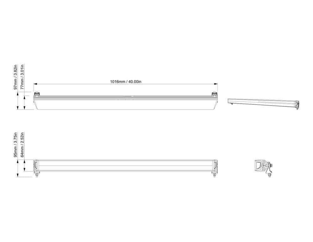 BRP Can-Am Smart 40 in/ 102 cm LED Light Bar