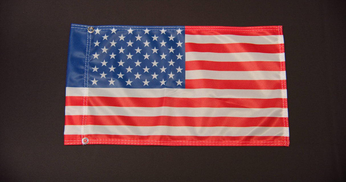 Buggy Whip Inc 3 X 5 FT USA Made American Flag - Right