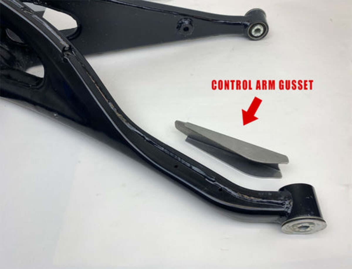 CA Technologies Can-Am Maverick R Lower Control Arm Bend-Guard Weld on Gusset