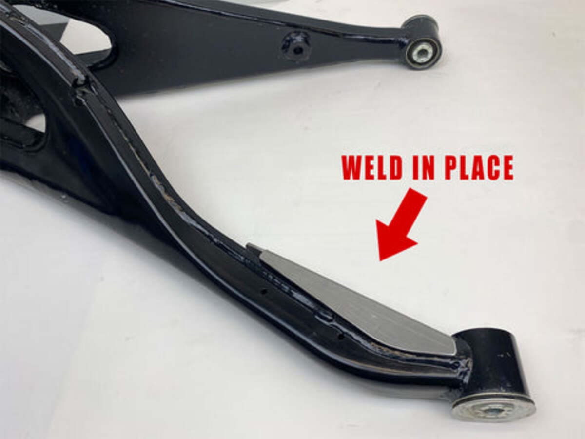 CA Technologies Can-Am Maverick R Lower Control Arm Bend-Guard Weld on Gusset