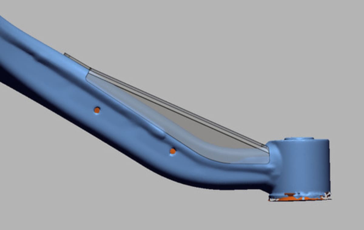 CA Technologies Can-Am Maverick R Lower Control Arm Bend-Guard Weld on Gusset