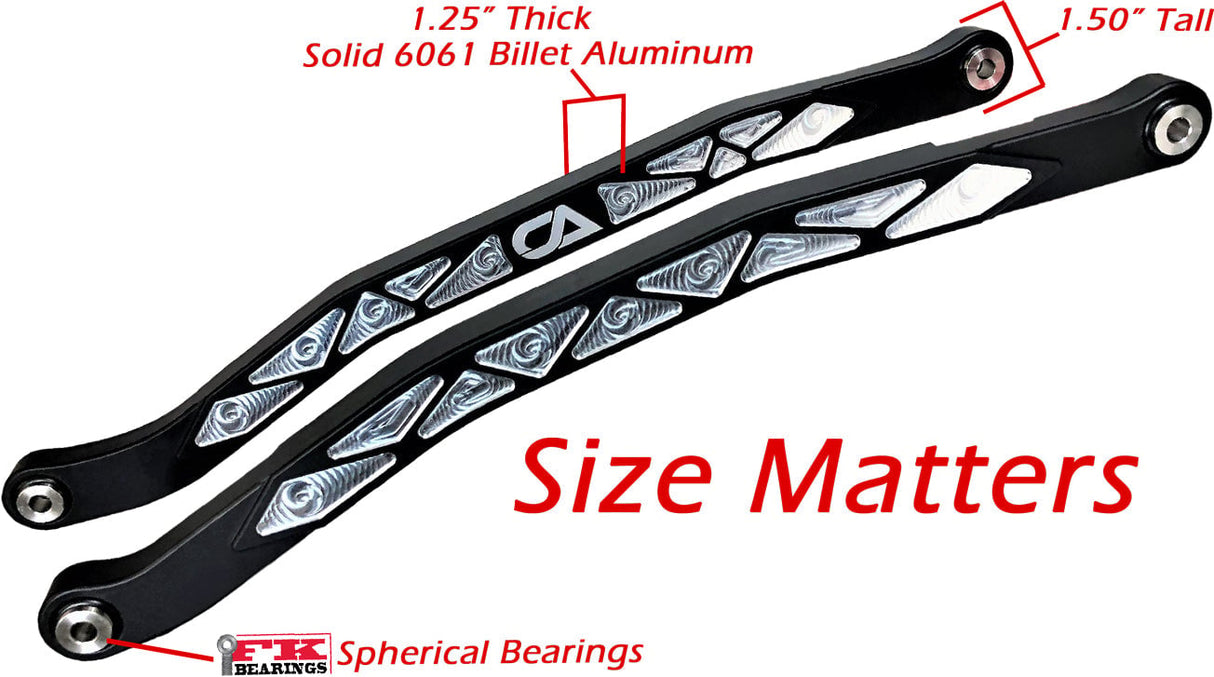 CA Technologies Can-Am X3 Billet High Clearance Middle/Lower Radius Rods