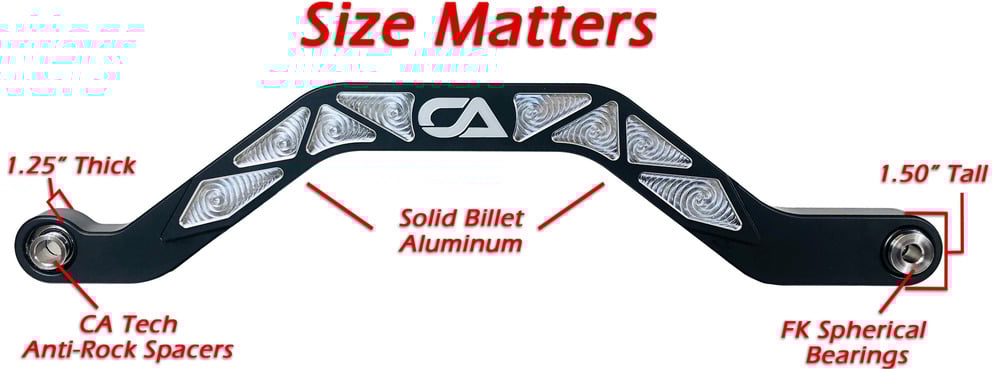 CA Technologies Honda Talon High Clearance Lower Radius Rods