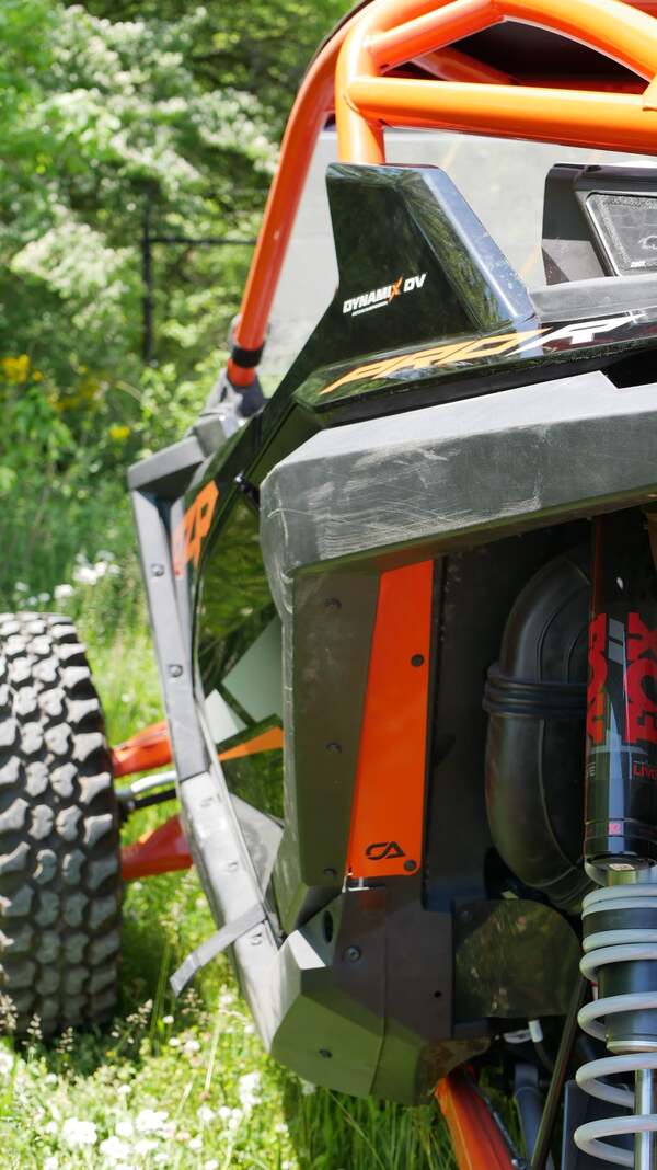 CA Technologies Polaris RZR Pro R Rear Mud Guards