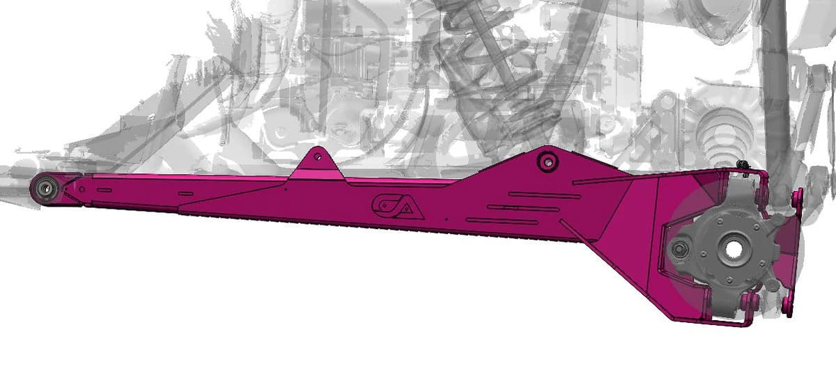 CA Technologies Polaris RZR Pro R Toe Link Delete Trailing Arms