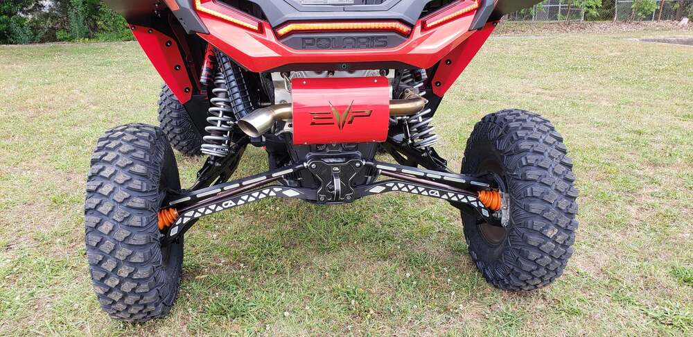 CA Technologies Polaris RZR Turbo S Billet Rear Pull Plate/Radius Rod Plate