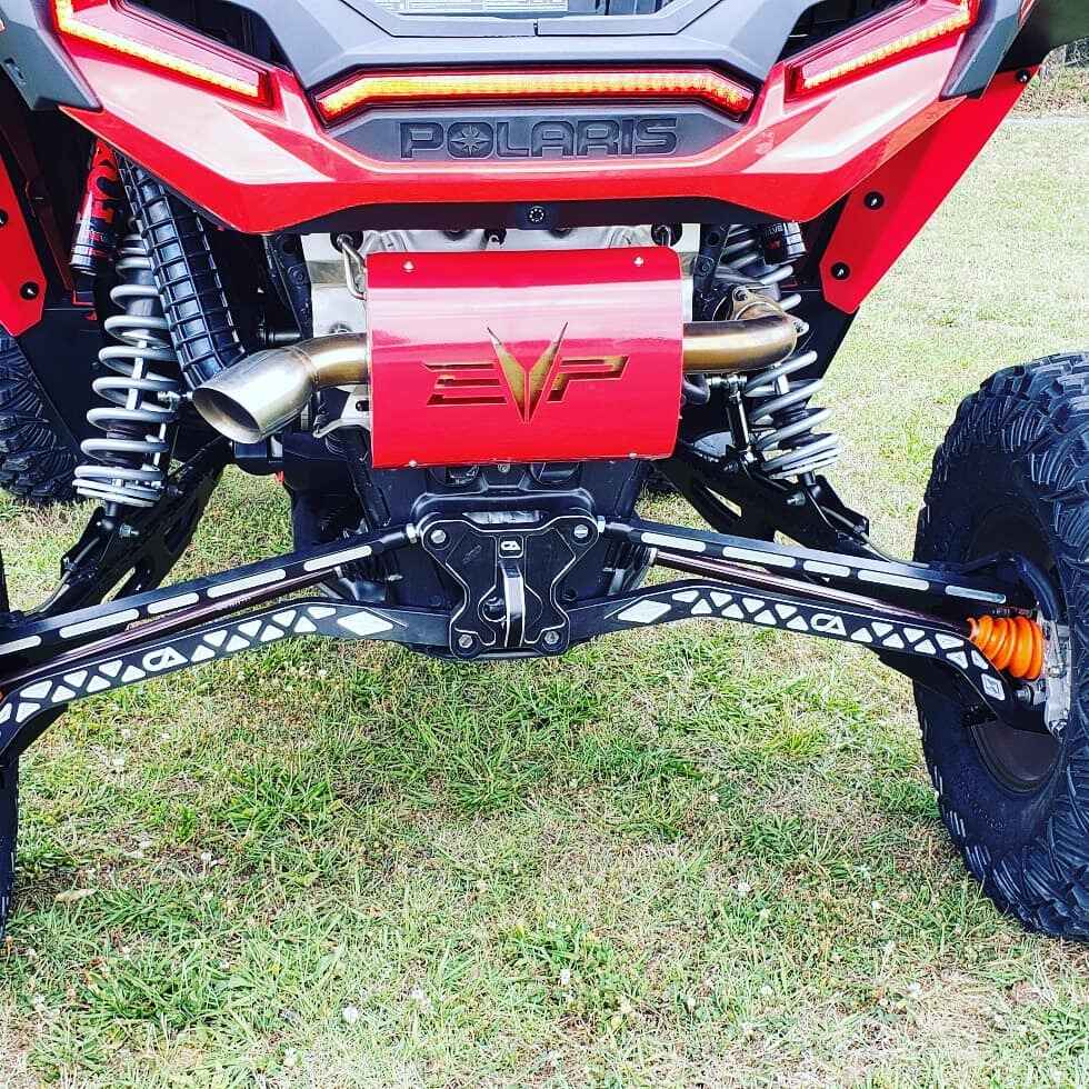 CA Technologies Polaris RZR Turbo S Billet Rear Pull Plate/Radius Rod Plate