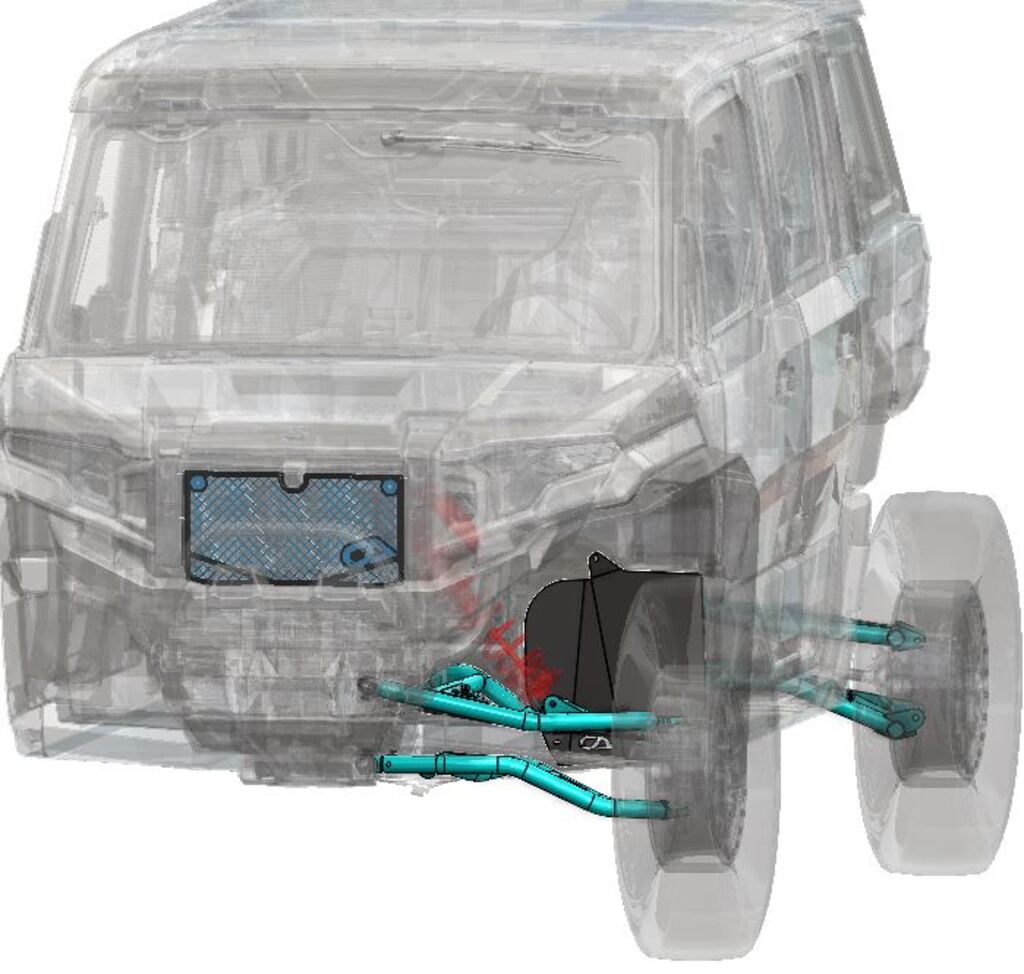 CA Technologies Polaris Xpedition Long Travel Control Arm Kit