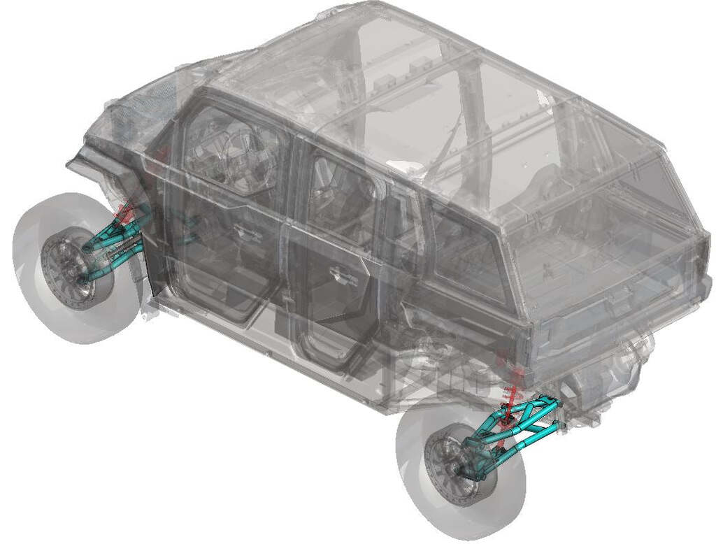 CA Technologies Polaris Xpedition Long Travel Control Arm Kit