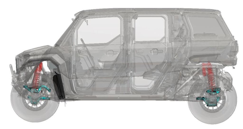 CA Technologies Polaris Xpedition Long Travel Control Arm Kit