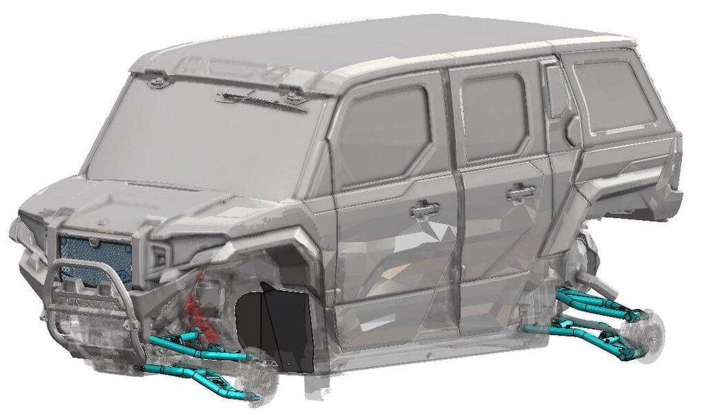 CA Technologies Polaris Xpedition Long Travel Control Arm Kit