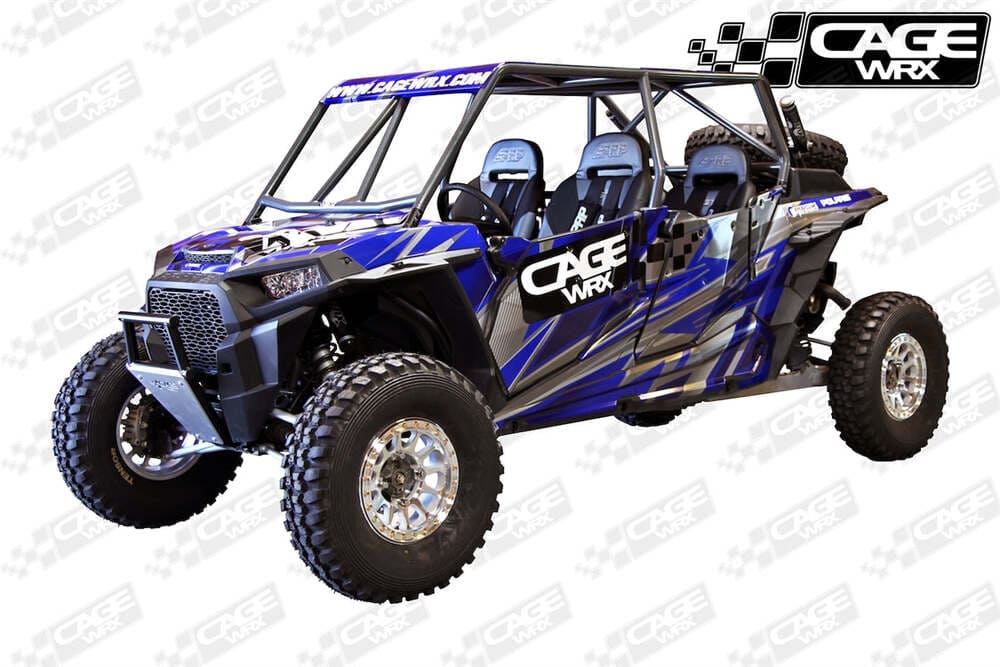 CageWRX '14-'18 Polaris RZR XP4 1000 Baja Spec Roll Cage - Assembled