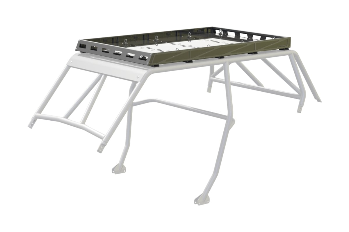 CageWRX '14-'23 Polaris RZR XP 1000/XP Turbo/XP Turbo S 4 Seat Baja Spec Roof Rack Kit