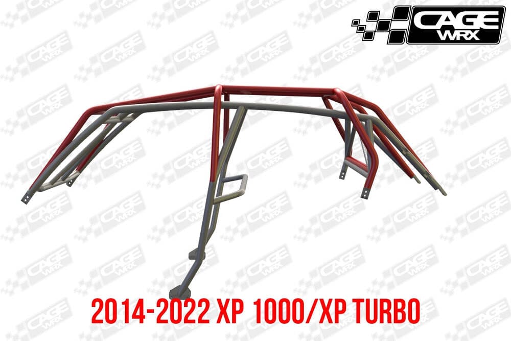 CageWRX '19-'23 Polaris RZR XP4 1000 Baja Spec Roll Cage - Assembled