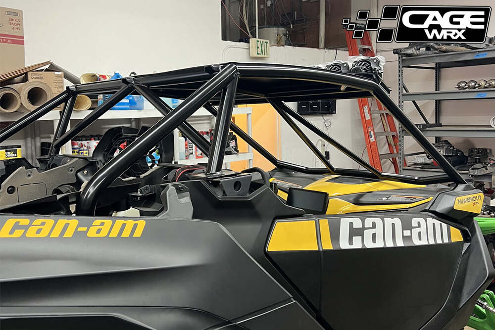 CageWRX '24+ Can-Am Maverick R Super Shorty Completely Assembled Roll Cage