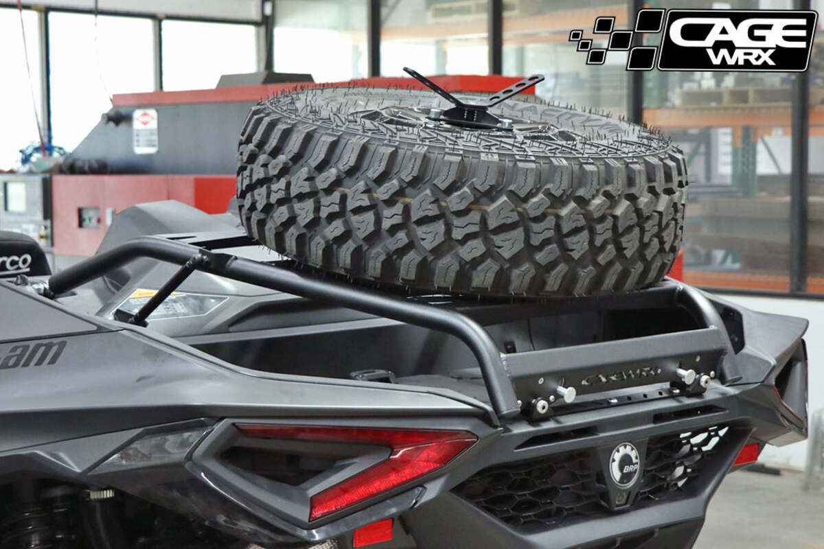 CageWRX Can-Am Maverick R Spare Tire Carrier