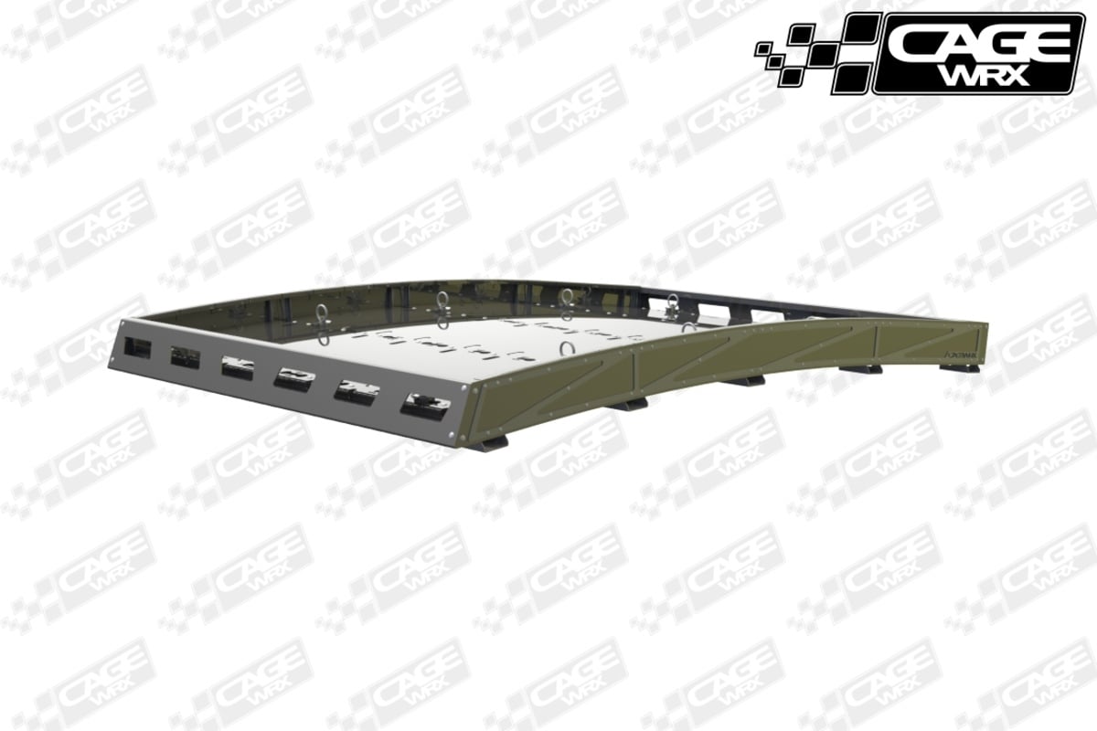 CageWRX Polaris RZR Pro R/Turbo R /Pro XP 4 Seat Super Shorty Roof Rack -Assembled