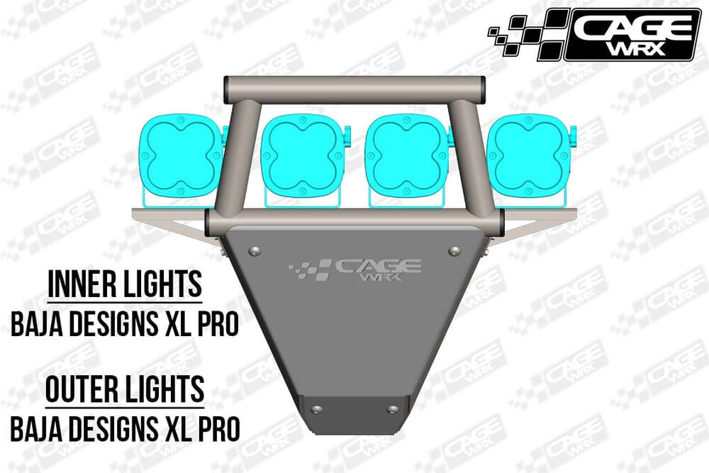CageWRX '18+ Polaris RZR XP Turbo S Front Bumper Kit