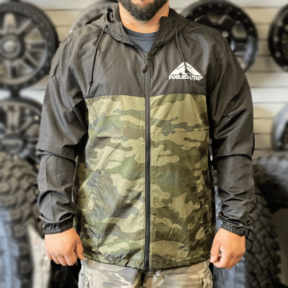 Fueled UTV Lightweight Camo Windbreaker