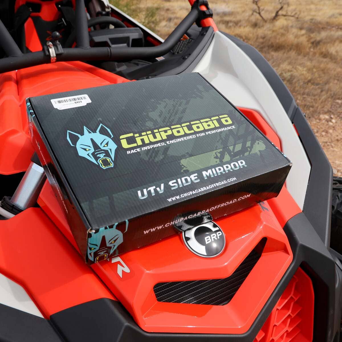 Chupacabra Offroad 1.6" - 2" Roll Cage Bar Offroad Rear Side View Mirror for UTV - Pack of 2