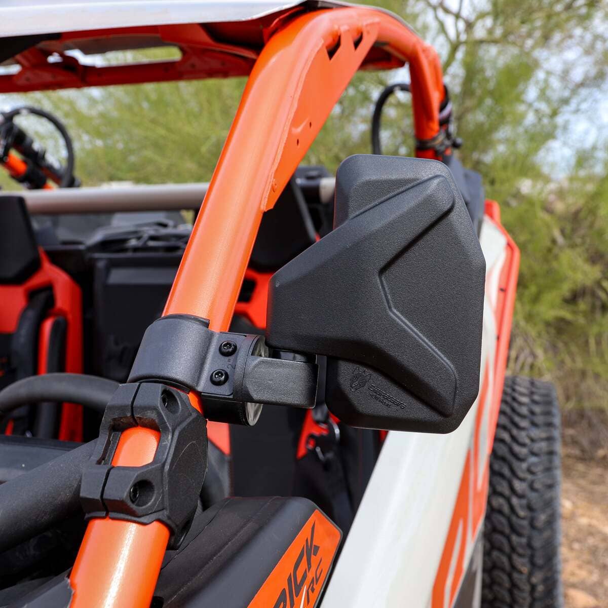 Chupacabra Offroad 1.6" - 2" Roll Cage Bar Offroad Rear Side View Mirror for UTV - Pack of 2