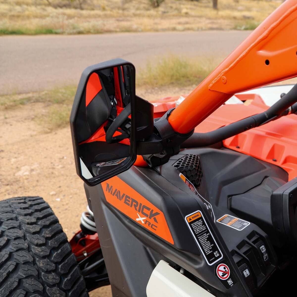 Chupacabra Offroad 1.6" - 2" Roll Cage Bar Offroad Rear Side View Mirror for UTV - Pack of 2