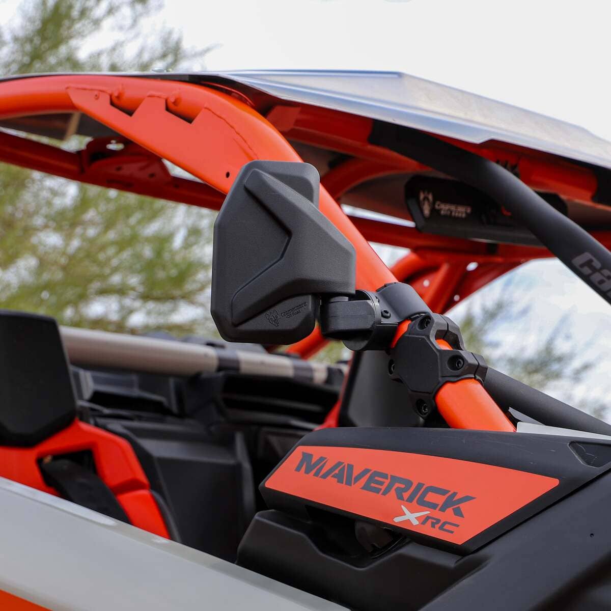 Chupacabra Offroad 1.6" - 2" Roll Cage Bar Offroad Rear Side View Mirror for UTV - Pack of 2